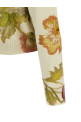 Floral print cardigan White