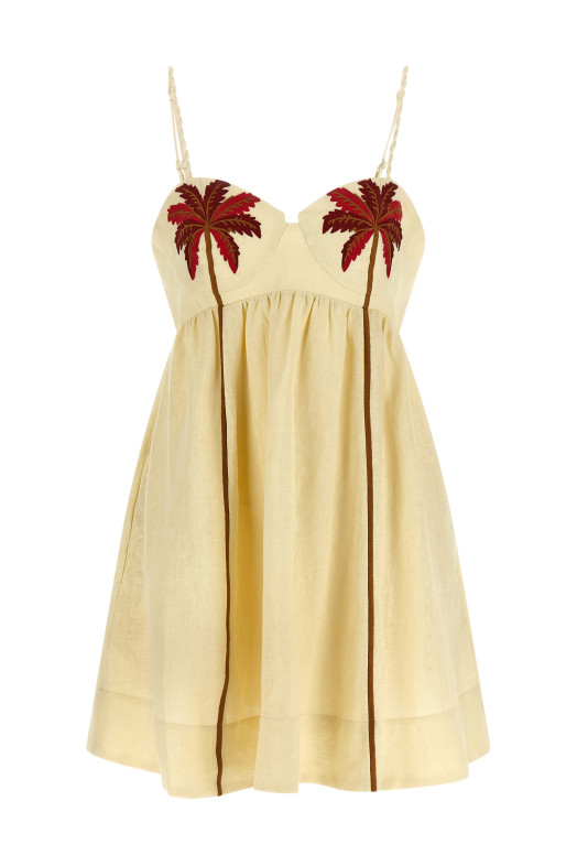 'Coconut Tree' dress White