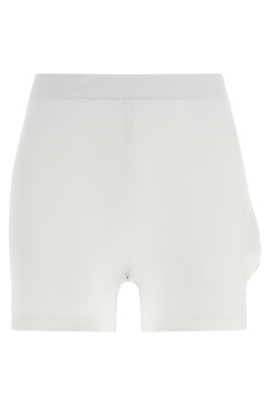 Logo embroidery tennis dress White