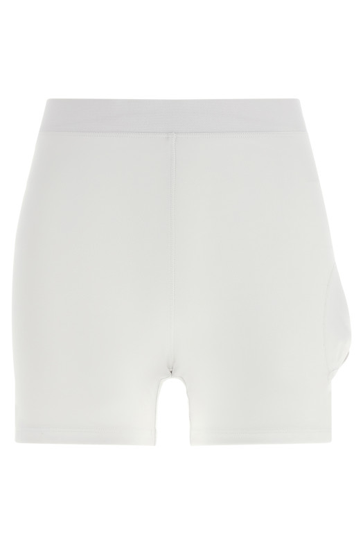 Logo embroidery tennis dress White