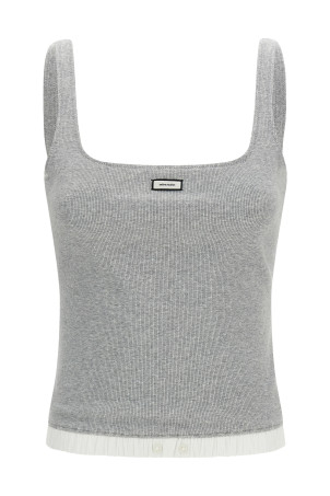 'Lounge' tank top Gray