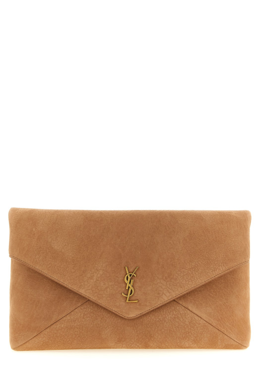 'Envelope' maxi clutch Brown