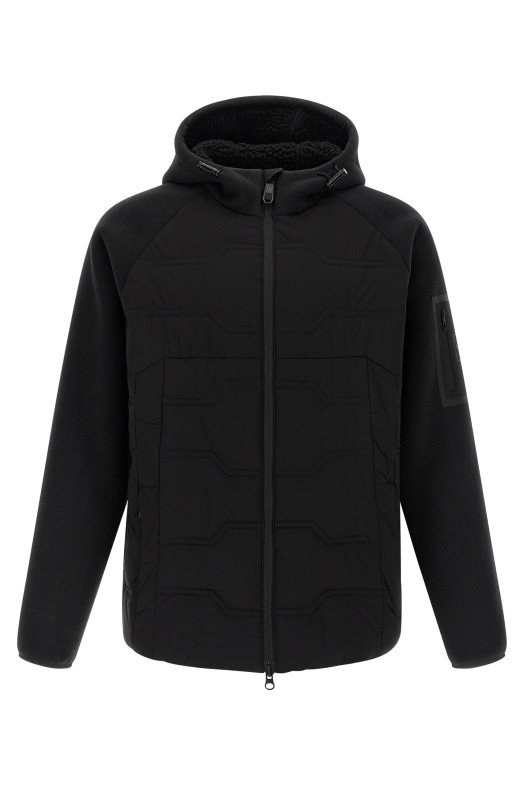 'Hole19' hybrid jacket Black