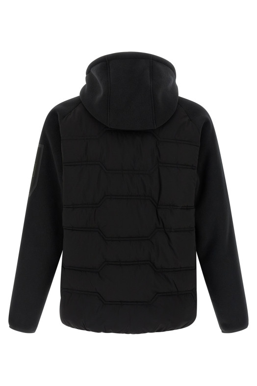 'Hole19' hybrid jacket Black