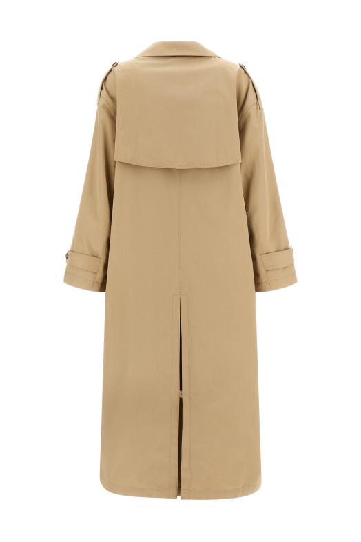 Trench coat with gloves Beige