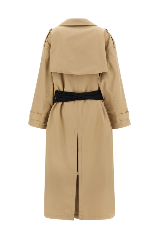 Trench coat with gloves Beige