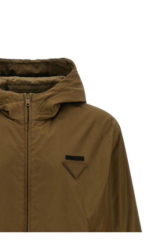 Re-Nylon anorak Green
