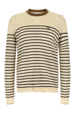 Striped sweater Beige
