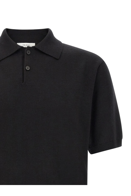 'Borges top' polo shirt Black