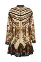 'Majestic garden sand' dress Beige