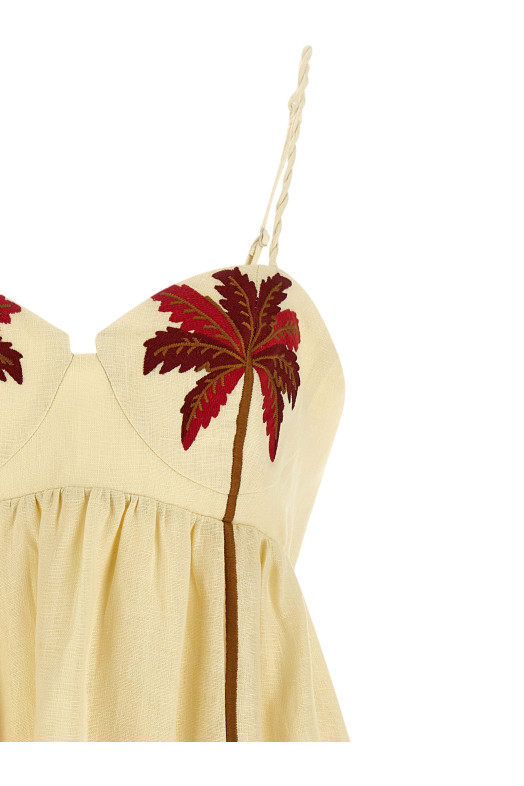 'Coconut Tree' dress White