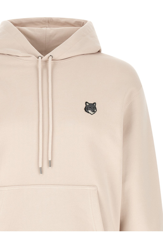 'Fox Head' hoodie Beige