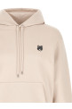 'Fox Head' hoodie Beige