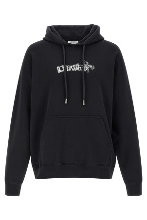 'Heraldic Arrow Skate' hoodie Black