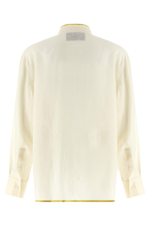 Valentino Garavani floral embroidery shirt Beige