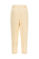 Wool and silk pants Beige