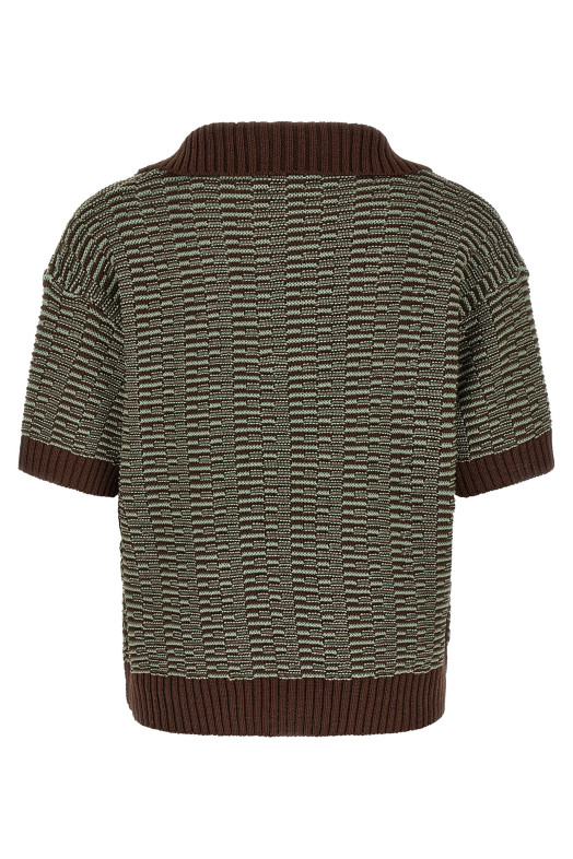 'Links' polo shirt Brown