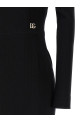 Logo dress Black