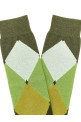 Diamond-shaped socks Green