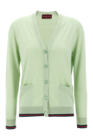 Cardigan Web Green