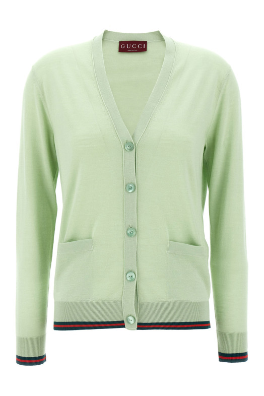 Cardigan Web Green