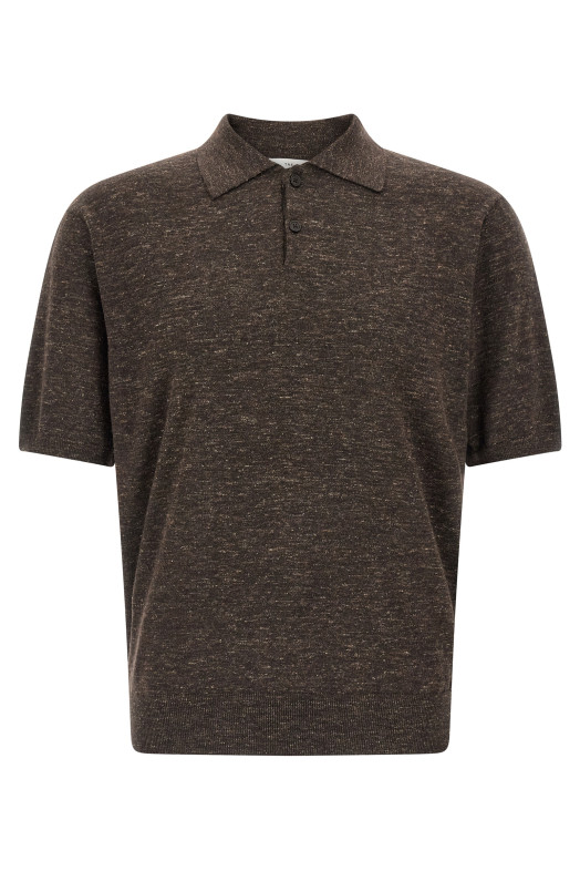 'Borges top' polo shirt Brown