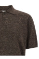 'Borges top' polo shirt Brown