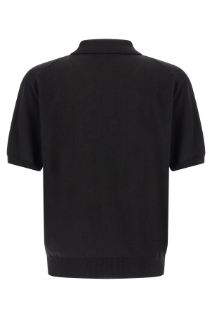 'Borges top' polo shirt Black