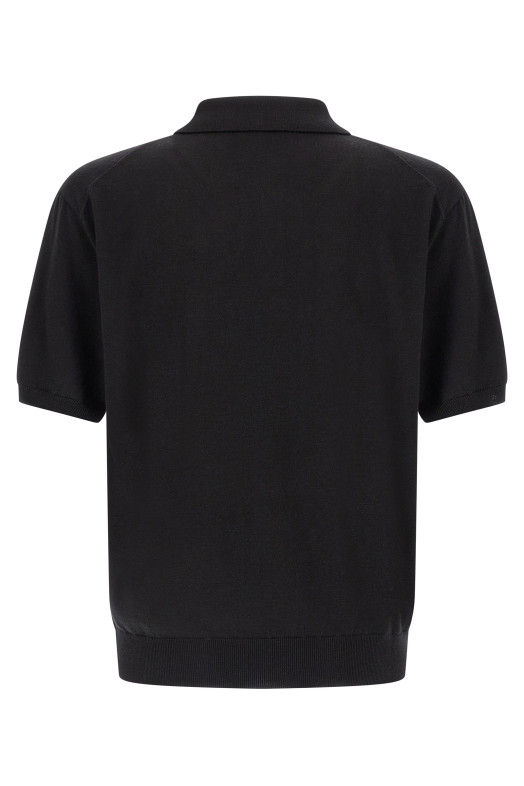'Borges top' polo shirt Black
