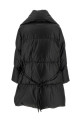Scarf down jacket Black