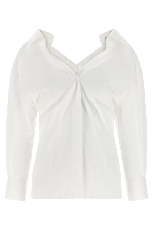 'Cut-out' shirt White