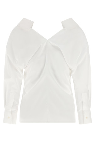 'Cut-out' shirt White