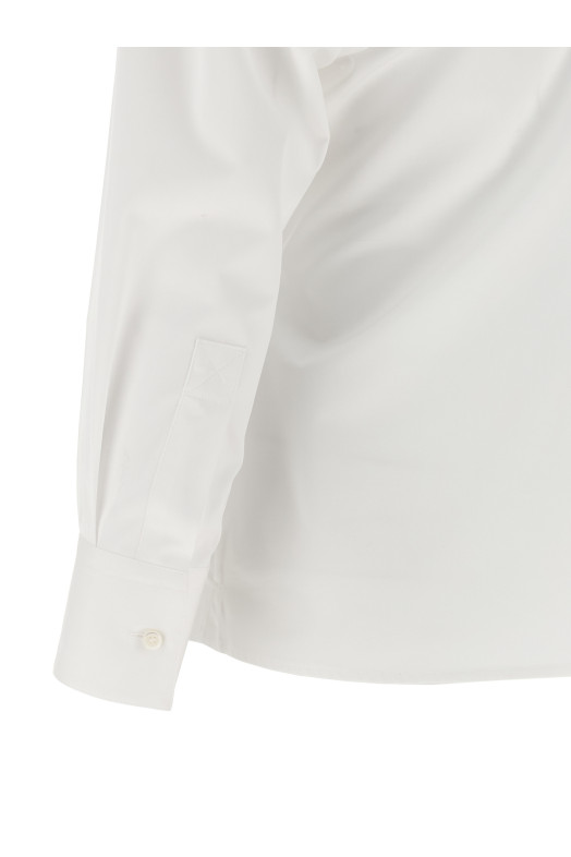 'Cut-out' shirt White