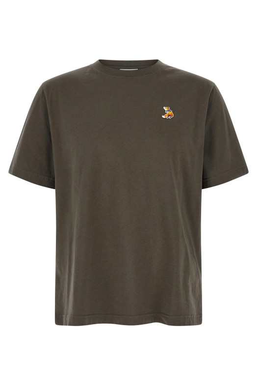 'Dreaming Fox' T-shirt Gray