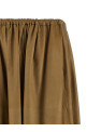 Leather skirt Beige