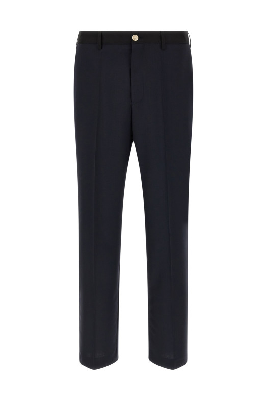 Tropical wool pants Blue