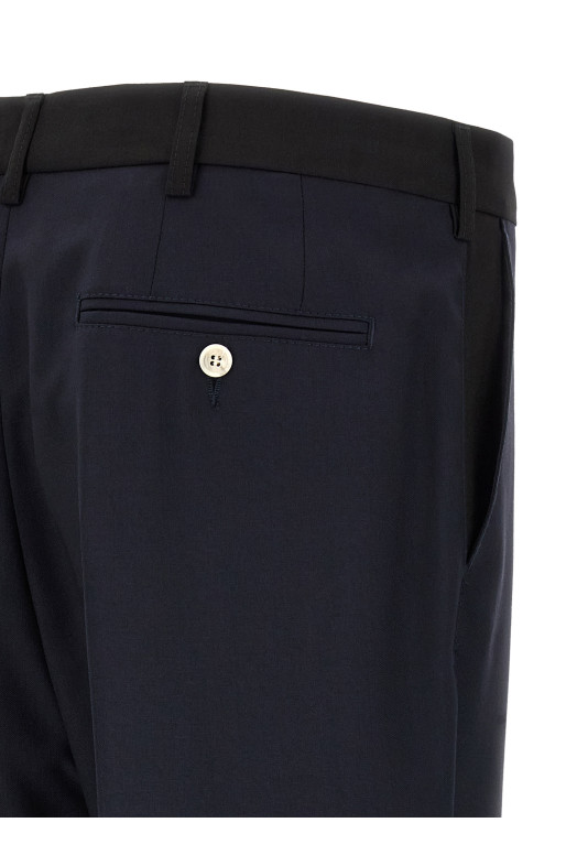 Tropical wool pants Blue