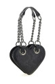 'Juliet Heart Chain' shoulder bag Black