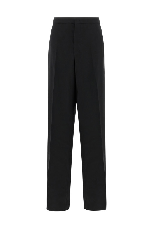 'Clarita' tuxedo dress Black