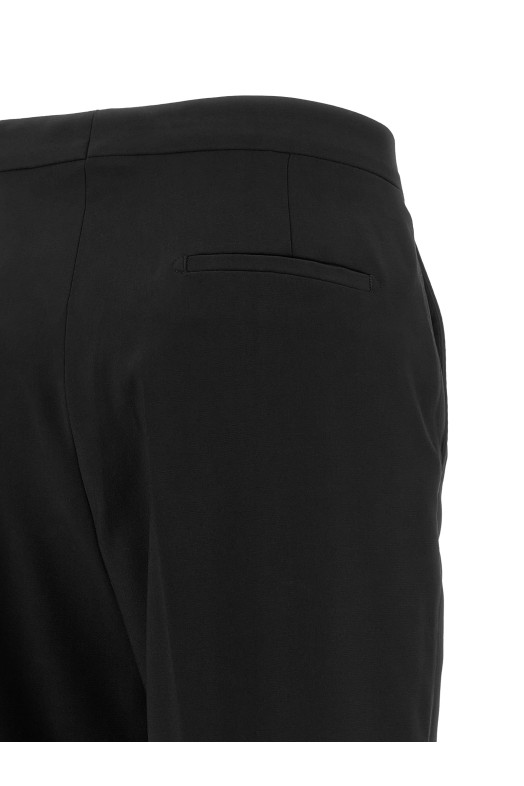 'Clarita' tuxedo dress Black