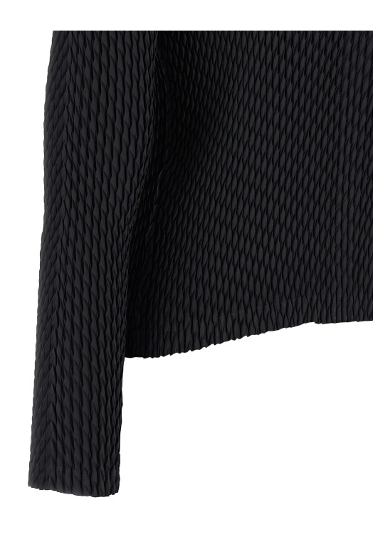 'Sleek Pleats' cardigan Black