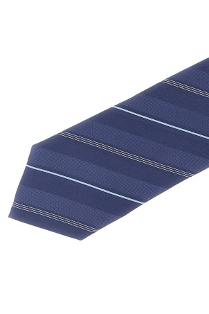 Operated stripe tie Blue