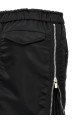 Pleated insert skirt Black