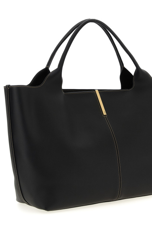 Medium 'EBR' shopping bag Black