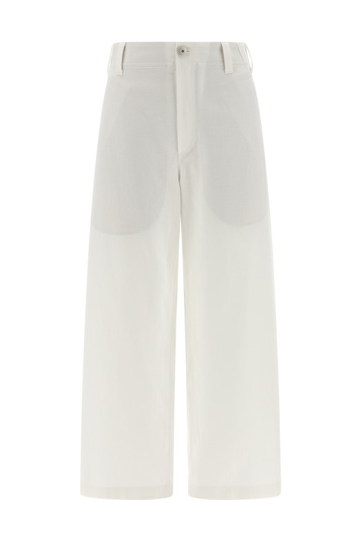 'Chino Crop' pants White