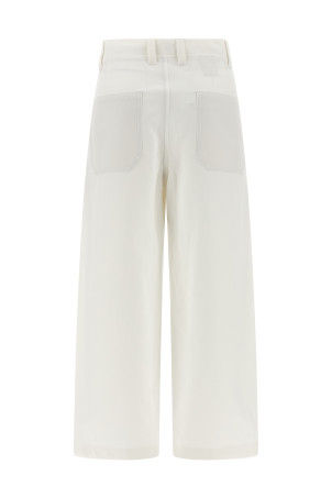 'Chino Crop' pants White