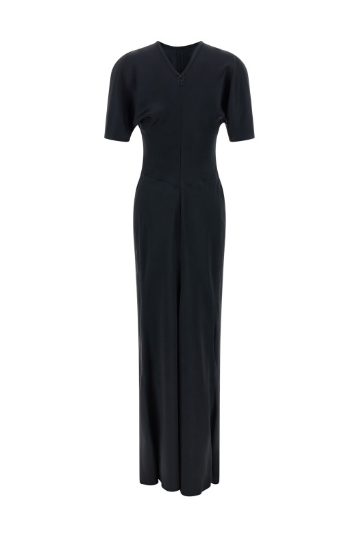 'Gathered Waist' dress Blue