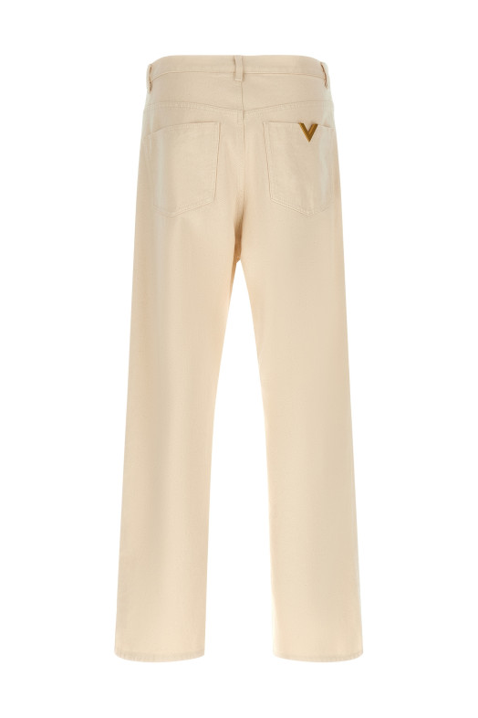 Jeans Valentino Garavani VGold Beige