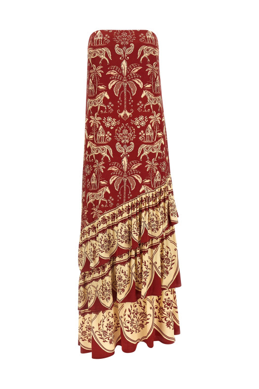 'Haras' dress Bordeaux