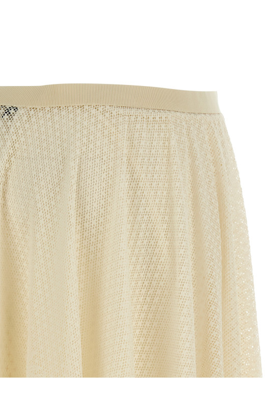 Lace skirt Beige